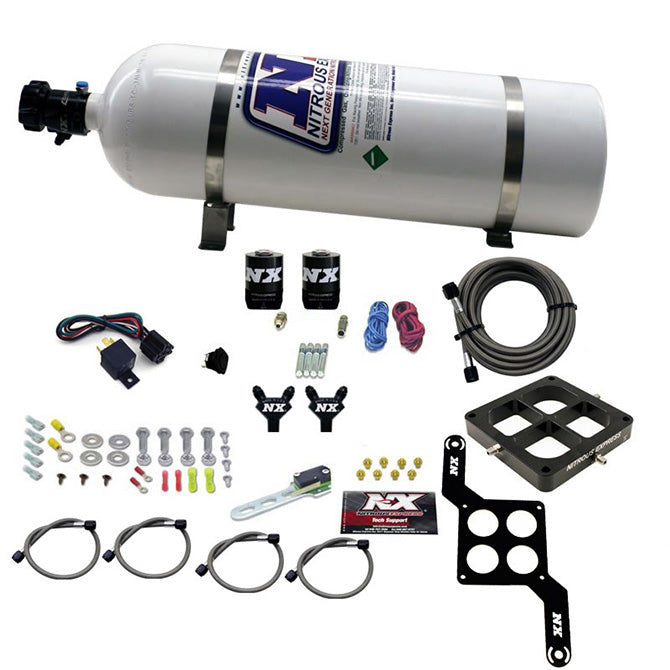 Nitrous Express Dominator Billet Crossbar Stage 6 Nitrous Kit (50-300HP) w/o Bottle