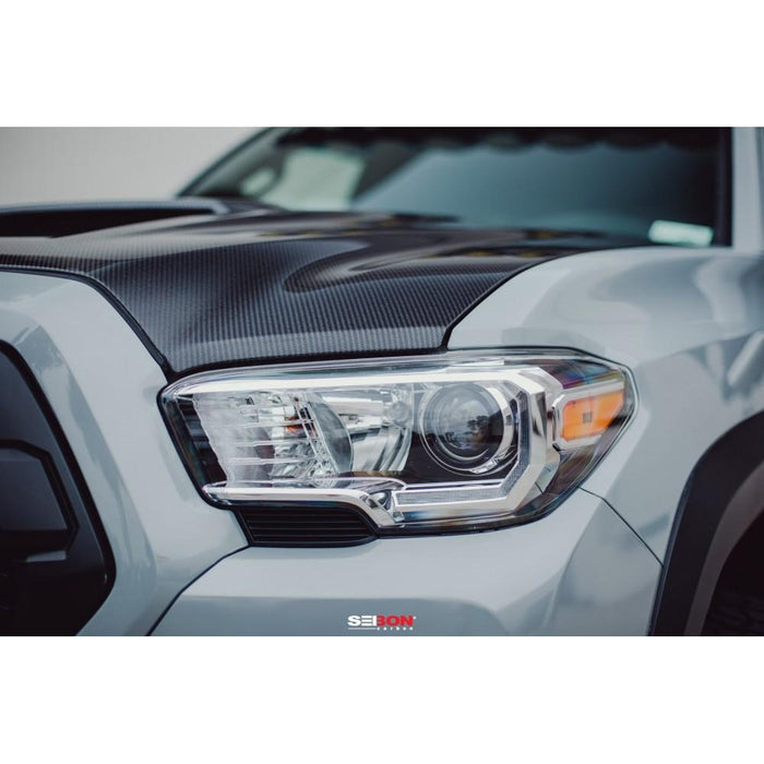 Seibon TR-Style Carbon Fiber Hood For 2016-2020 Toyota Tacoma
