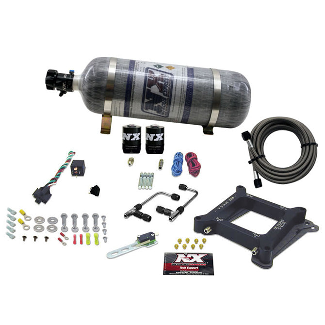 Nitrous Express 4150 Gemini Pro-Power Nitrous Kit (100-500HP) w/o Bottle