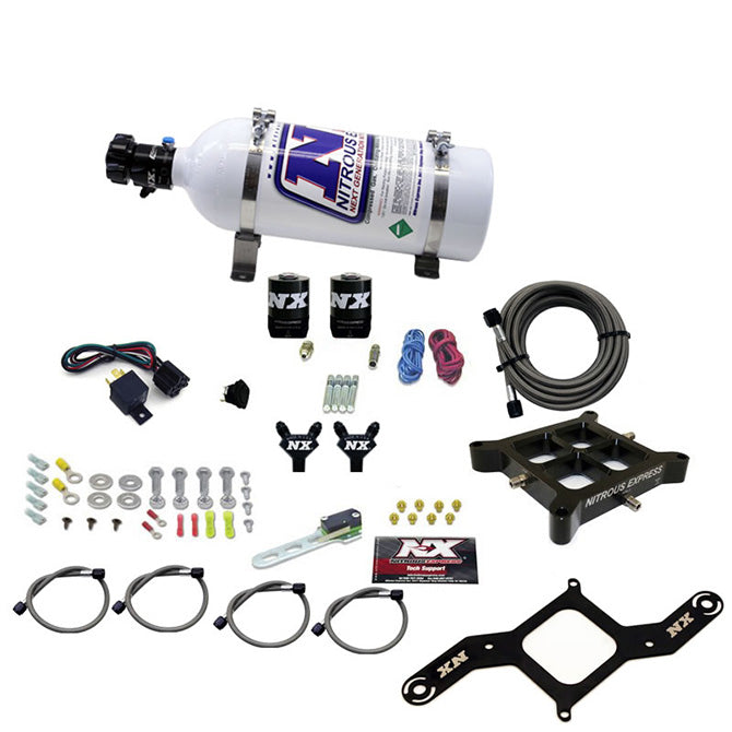 Nitrous Express 4150 Billet Crossbar Pro-Power Nitrous Kit (100-500HP) w/o Bottle