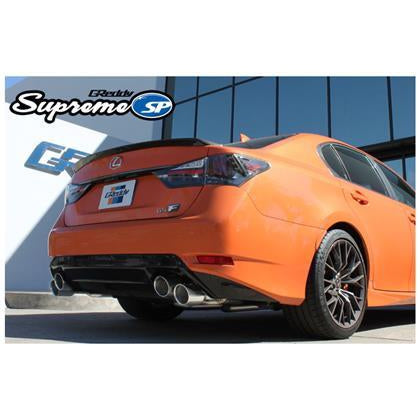 GReddy 2015+ Lexus GS-F Dual 63.5mm Supreme SP Axle-Back Exhaust w/ Quad Offset Tips