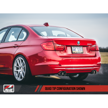 AWE Tuning BMW F3X 328i/428i Non-M Sport Quad Tip Marking Template