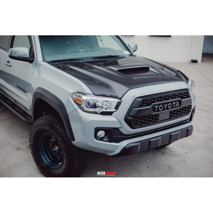 Seibon TR-Style Carbon Fiber Hood For 2016-2020 Toyota Tacoma