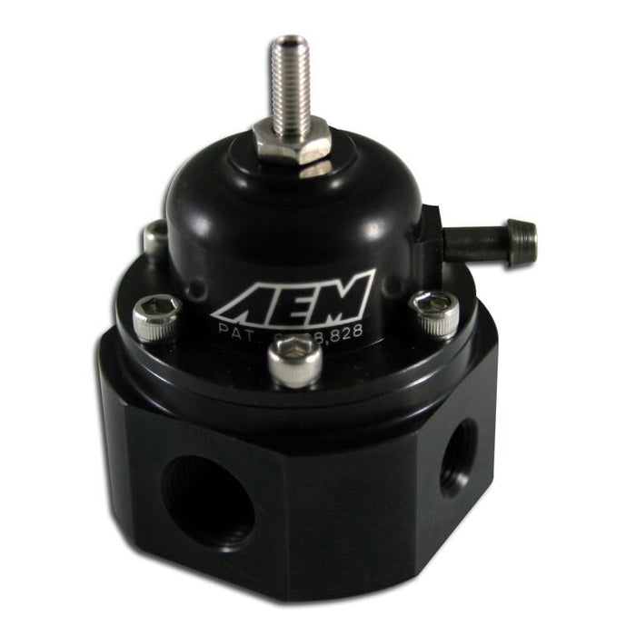 AEM Adjustable Fuel Pressure Regulator 90 degree Fitting Kit