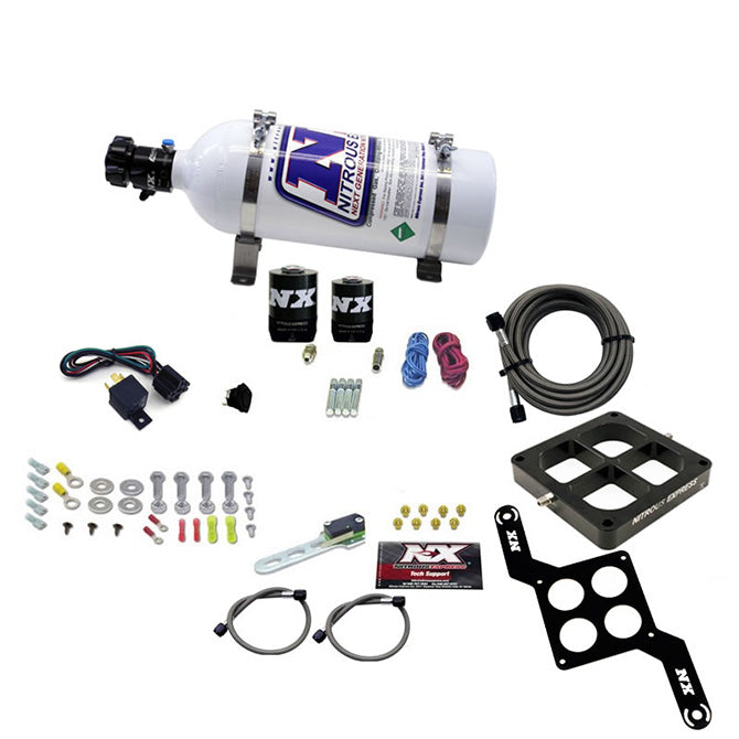 Nitrous Express Dominator Single Entry Billet Crossbar RNC Nitrous Kit (250-750HP) w/o Bottle