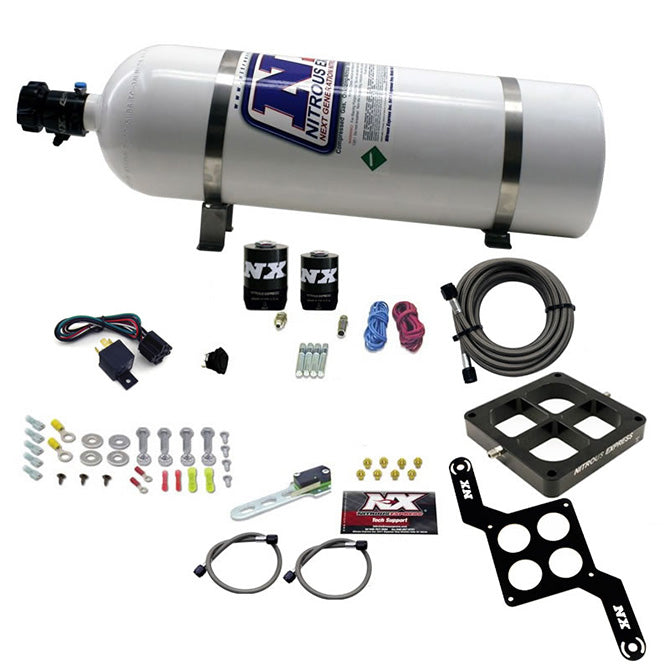 Nitrous Express Dominator Single Entry Billet Crossbar RNC Nitrous Kit (250-750HP) w/o Bottle
