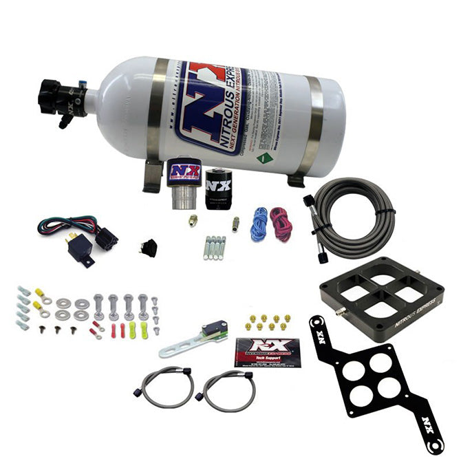 Nitrous Express Single Entry Crossbar RNC .178 4150 Flange Nitrous Kit (250-650HP)
