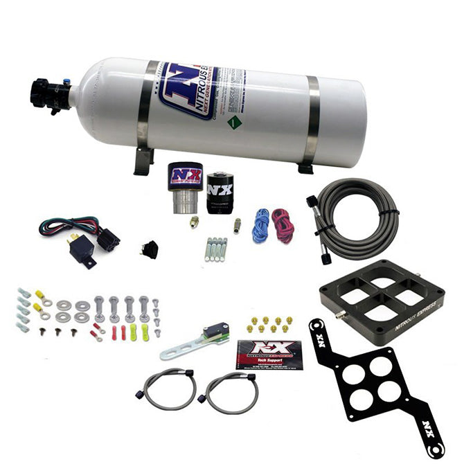 Nitrous Express Single Entry Crossbar RNC .178 4150 Flange Nitrous Kit (250-650HP)