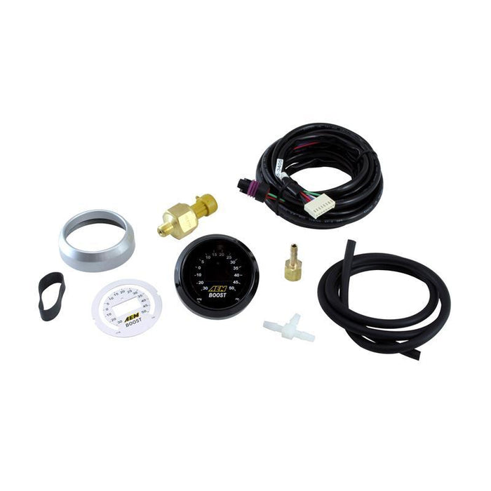 AEM 52mm Boost Digital Gauge -30-50psi