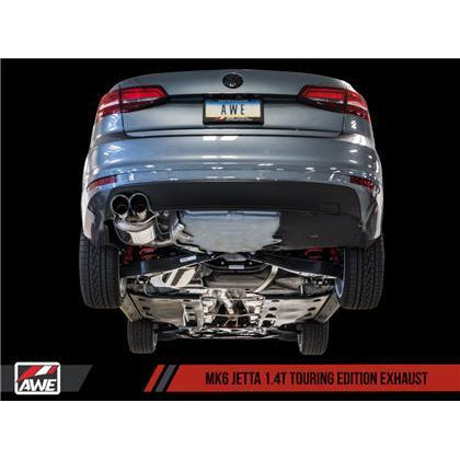 AWE Tuning 09-14 Volkswagen Jetta Mk6 1.4T Touring Edition Exhaust - Diamond Black Tips
