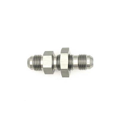 DeatschWerks 6AN Male Flare To 6AN Male Flare Bulkhead Adapter (Incl. Nut)