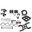 Nitrous Express Dominator Dual Stage Billit Crossbar Nitrous Kit (50-300 & 100-500HP) w/o Bottle