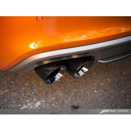 AWE Tuning Audi B8.5 S5 3.0T Track Edition Exhaust - Diamond Black Tips (102mm)