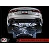 AWE Tuning Audi B9 RS 5 Sportback Touring Edition Exhaust-Non Resonated- Diamond Black RS Style Tips