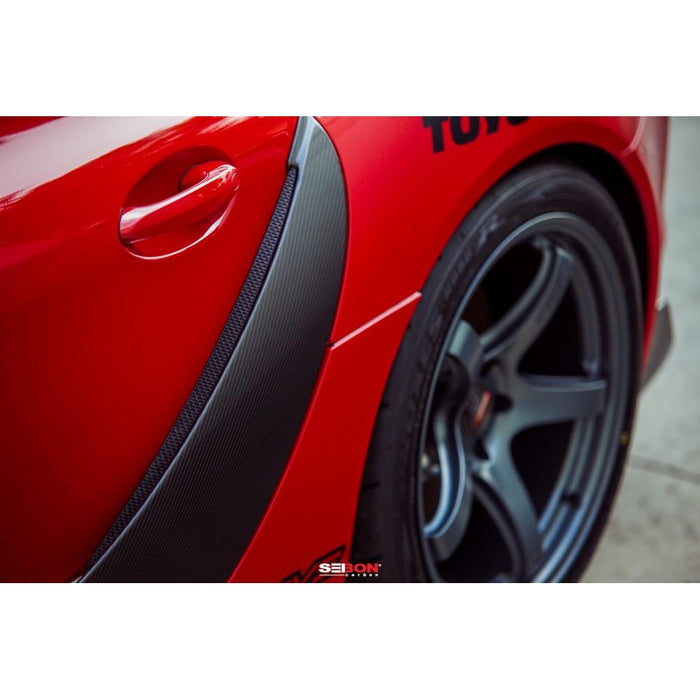 Seibon OEM-Style Carbon Fiber Door Garnish For 2020-2021 Toyota GR Supra