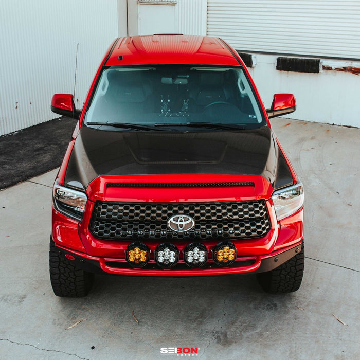 Seibon OEM-Style Carbon Fiber Hood For 2014-2020 Toyota Tundra