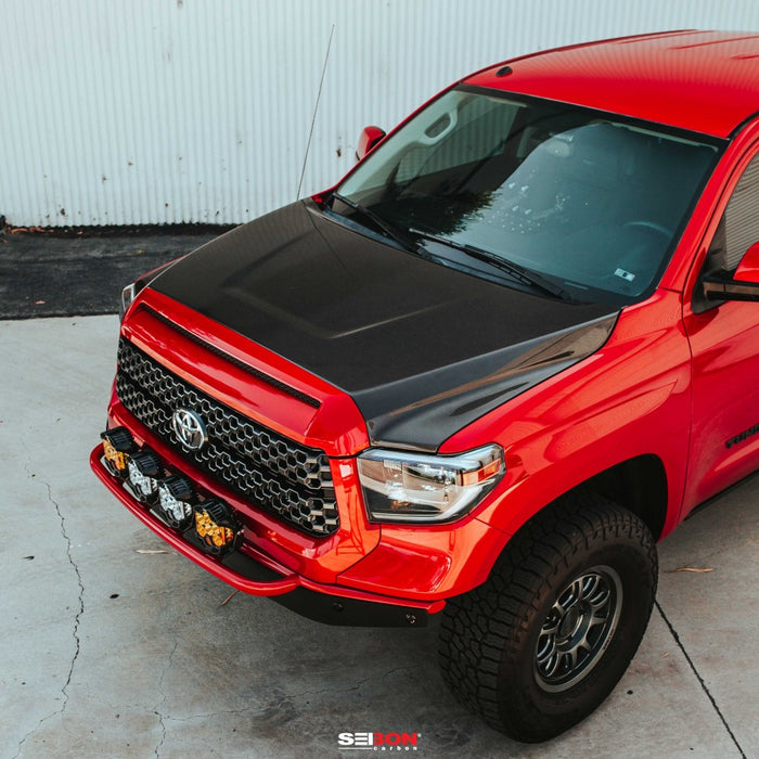 Seibon OEM-Style Carbon Fiber Hood For 2014-2020 Toyota Tundra