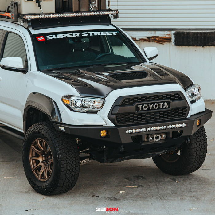 Seibon TS-Style Carbon Fiber Hood For 2016-2020 Toyota Tacoma