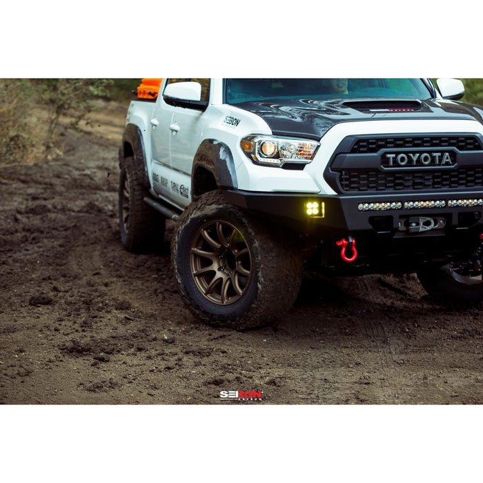 Seibon Carbon Fiber Front Fender Flares For 2016-2020 Toyota Tacoma