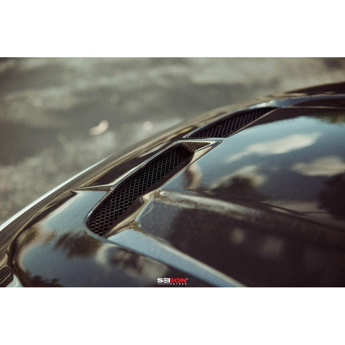 Seibon VT-Style Carbon Fiber Hood For 2019-2020 Hyundai Veloster / Veloster N