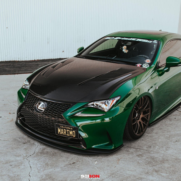 Seibon TS-Style Carbon Fiber Hood For 2015-2020 Lexus RC