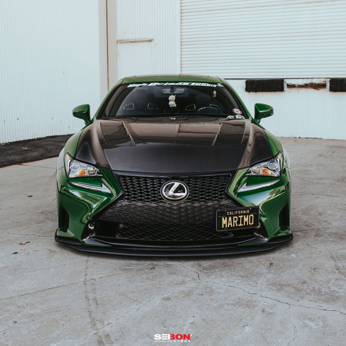 Seibon TS-Style Carbon Fiber Hood For 2015-2020 Lexus RC