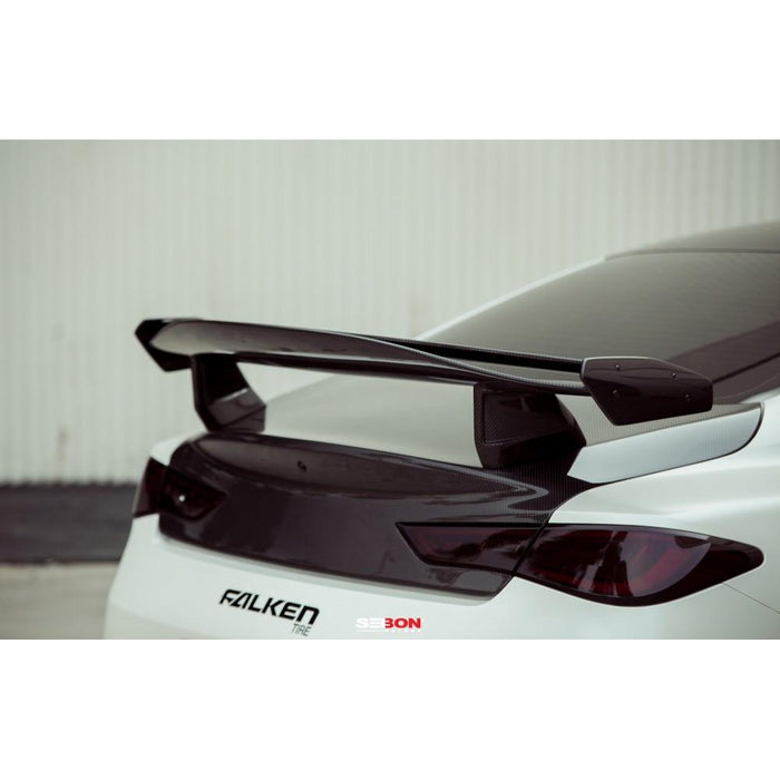 Seibon TB-Style Carbon Fiber Rear Spoiler For 2017-2020 Infiniti Q60