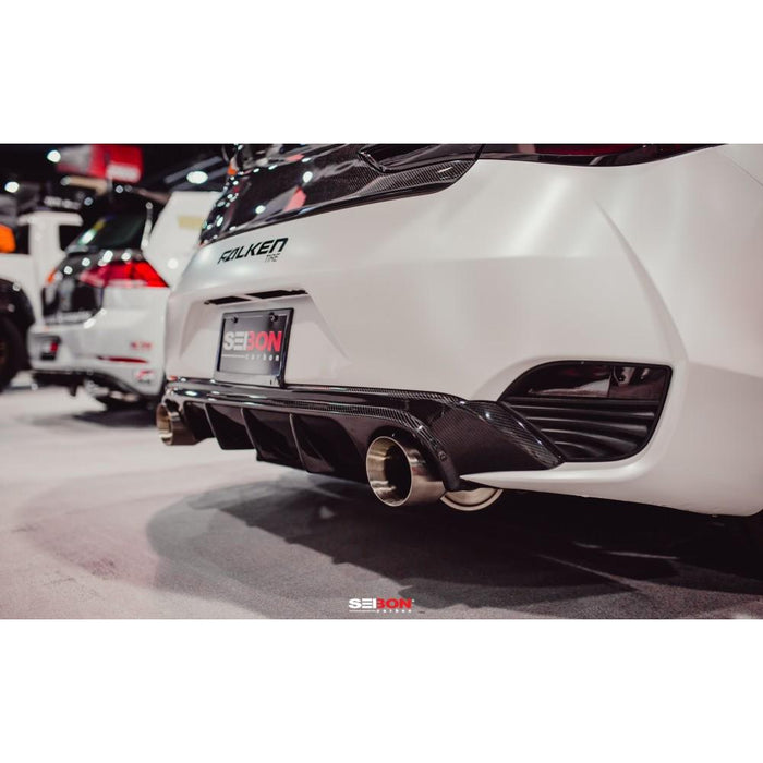 Seibon TB-Style Carbon Fiber Rear Lip For 2017-2020 Infiniti Q60