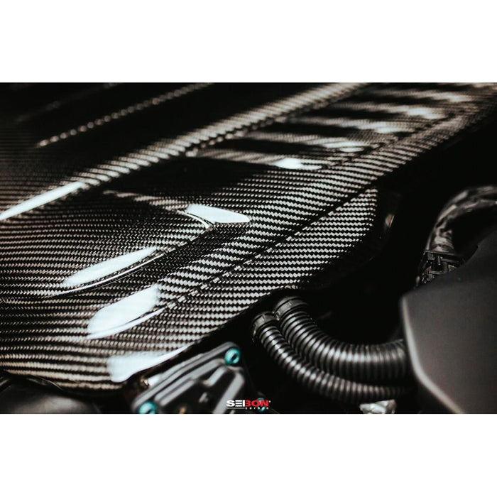 Seibon Carbon Fiber Engine Cover For 2020-2021 Toyota GR Supra