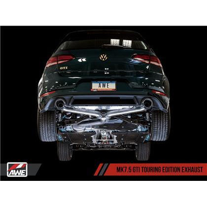 AWE Tuning Volkswagen GTI MK7.5 2.0T Touring Edition Exhaust w/Chrome Silver Tips 102mm