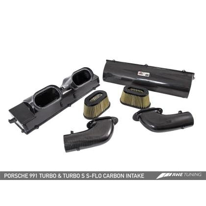 AWE Tuning Porsche 991 (991.2) Turbo and Turbo S S-FLO Carbon Intake