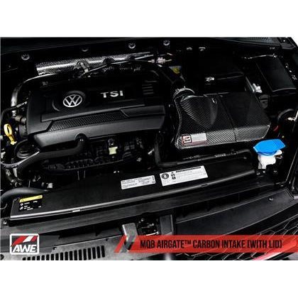 AWE Tuning Audi / Volkswagen MQB 1.8T/2.0T/Golf R Carbon Fiber AirGate Intake w/ Lid