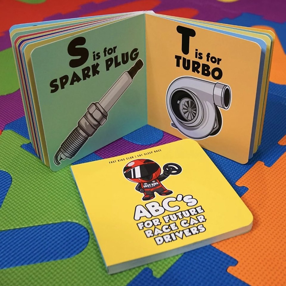 Fast Kids Club - ABC's For Future Racers-Books-Speed Science