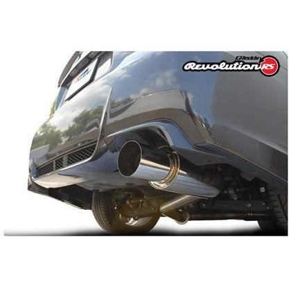 Greddy 11-14 Subaru WRX/STI (Sedan) 76mm Single Side Cat-Back Revolution RS Exhaust