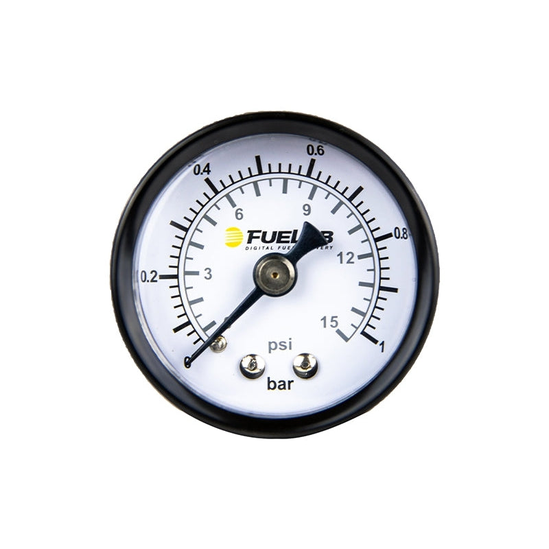 Fuel Lab Carb Fuel Pressure Gauge Dual Bar/Psi Scale