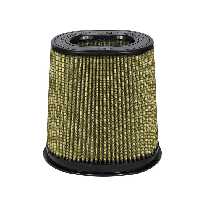 aFe Power Momentum Intake Replacement Air Filter 3 IN F (Dual) x (8-1/4 x 6-1/4) IN B x (7-1/4 x 5) IN T x 9 IN H
