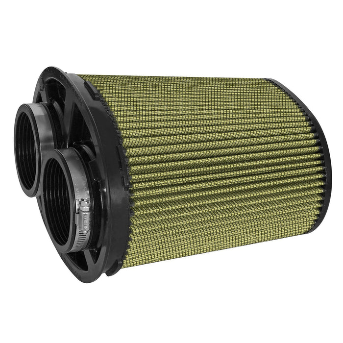 aFe Power Momentum Intake Replacement Air Filter 3 IN F (Dual) x (8-1/4 x 6-1/4) IN B x (7-1/4 x 5) IN T x 9 IN H