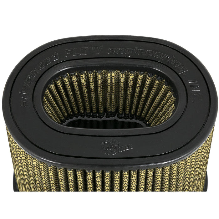 aFe Power Momentum Intake Replacement Air Filter (7x4-3/4) IN F x (9x7) IN B x (7-1/4x5) IN T (Inverted) X 8 IN H