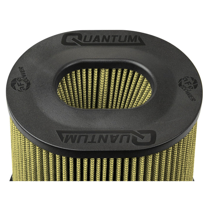 aFe Power Quantum Intake Replacement Air Filter 5 IN F x (10x8-3/4) IN B x (6-3/4x5-1/2) T (Inverted) x 9 IN H