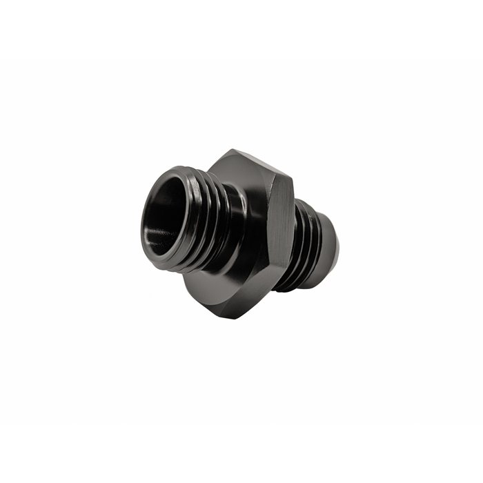 Fuel Lab Port Fitting, Standard, -6AN ORB to -6AN 37 flare