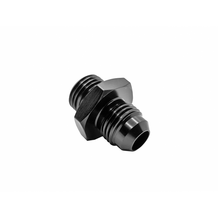 Fuel Lab Port Fitting, Standard, -6AN ORB to -6AN 37 flare