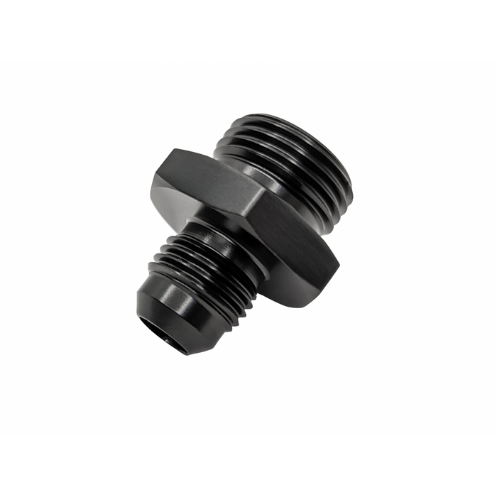 Fuel Lab Port Fitting, Reducer, -8AN ORB to -6AN 37 flare