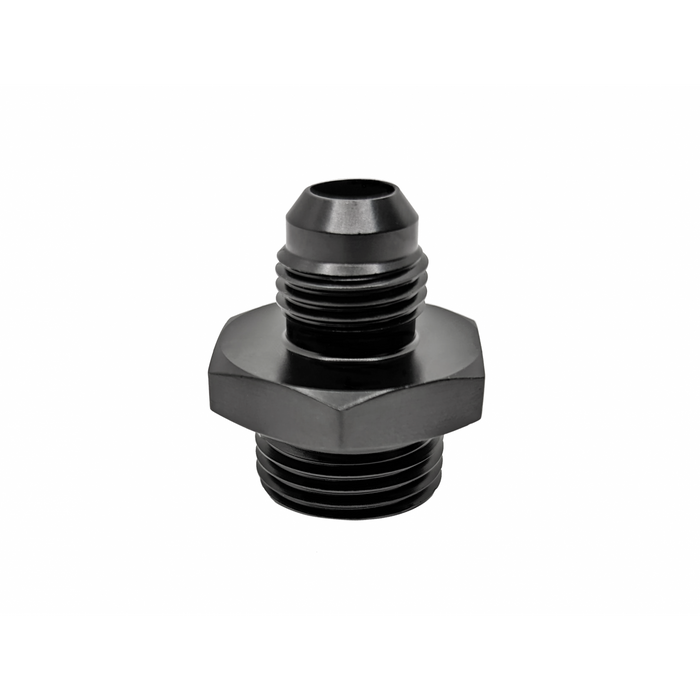 Fuel Lab Port Fitting, Reducer, -8AN ORB to -6AN 37 flare