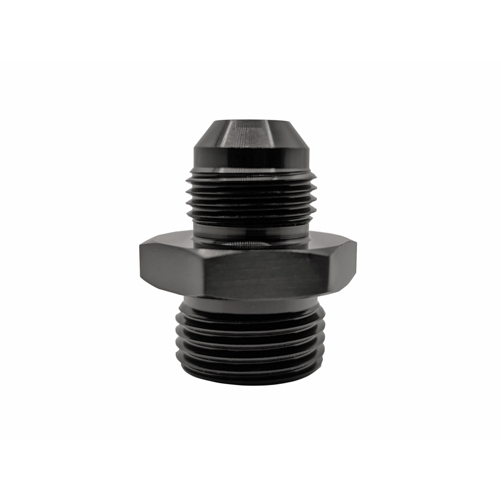 Fuel Lab Port Fitting, Reducer, -10AN ORB to -8AN 37 flare