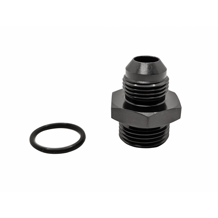 Fuel Lab Port Fitting, Reducer, -10AN ORB to -8AN 37 flare