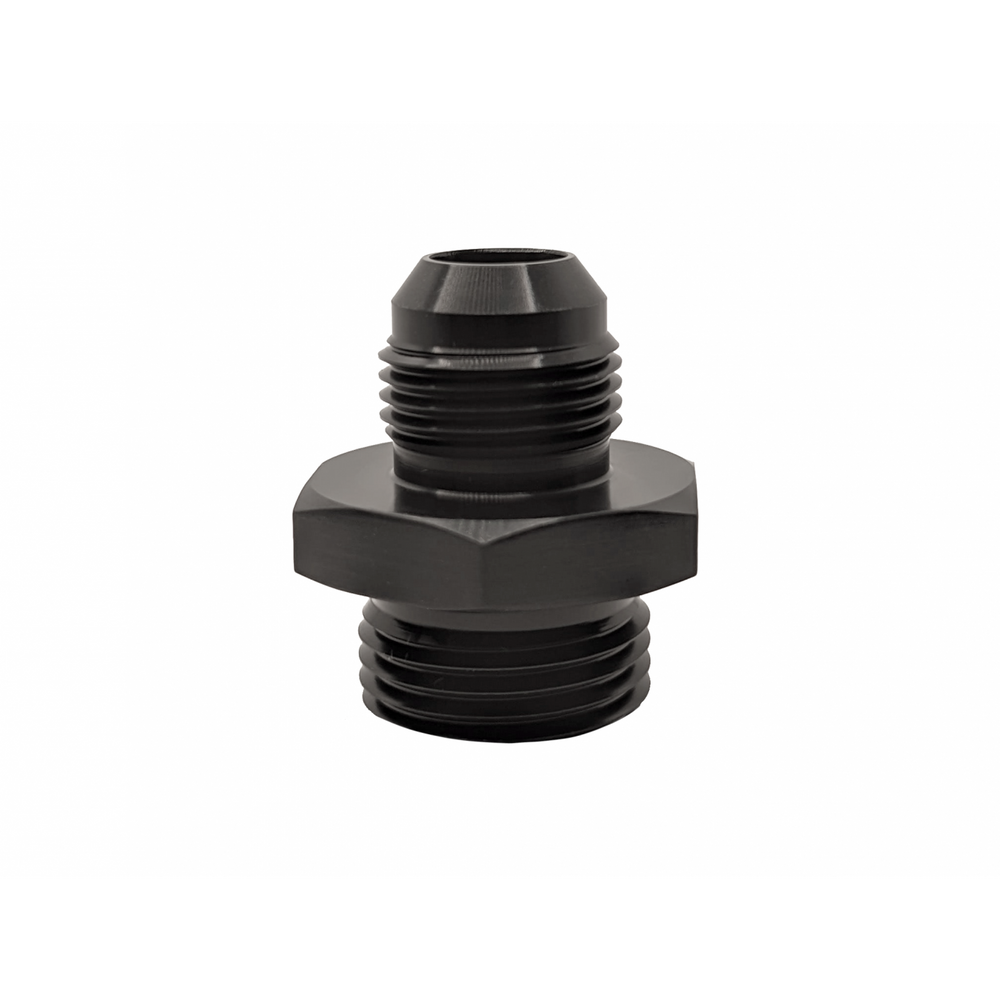 Fuel Lab Port Fitting, Reducer, -12AN ORB to -10AN 37 flare
