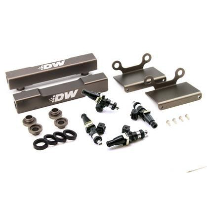 DeatschWerks 04-06 Subaru STI/LGT Side Feed to Top Feed Fuel Rail Conv Kit w/ 1500cc Injectors
