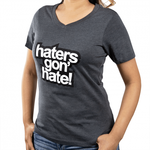 Skunk2 Ladies Haters Gon' Hate T-Shirt - Heather Gray