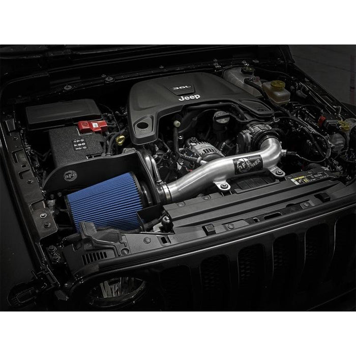 aFe Power Magnum Force Stage-2XP Cold Air Intake System w/ Pro 5R Media Brushed Jeep Wrangler (JL) 18-20/Gladiator (JT) 2020 V6-3.6L