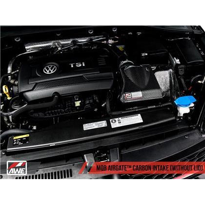 AWE Tuning Audi / Volkswagen MQB 1.8T/2.0T/Golf R Carbon Fiber AirGate Intake w/o Lid